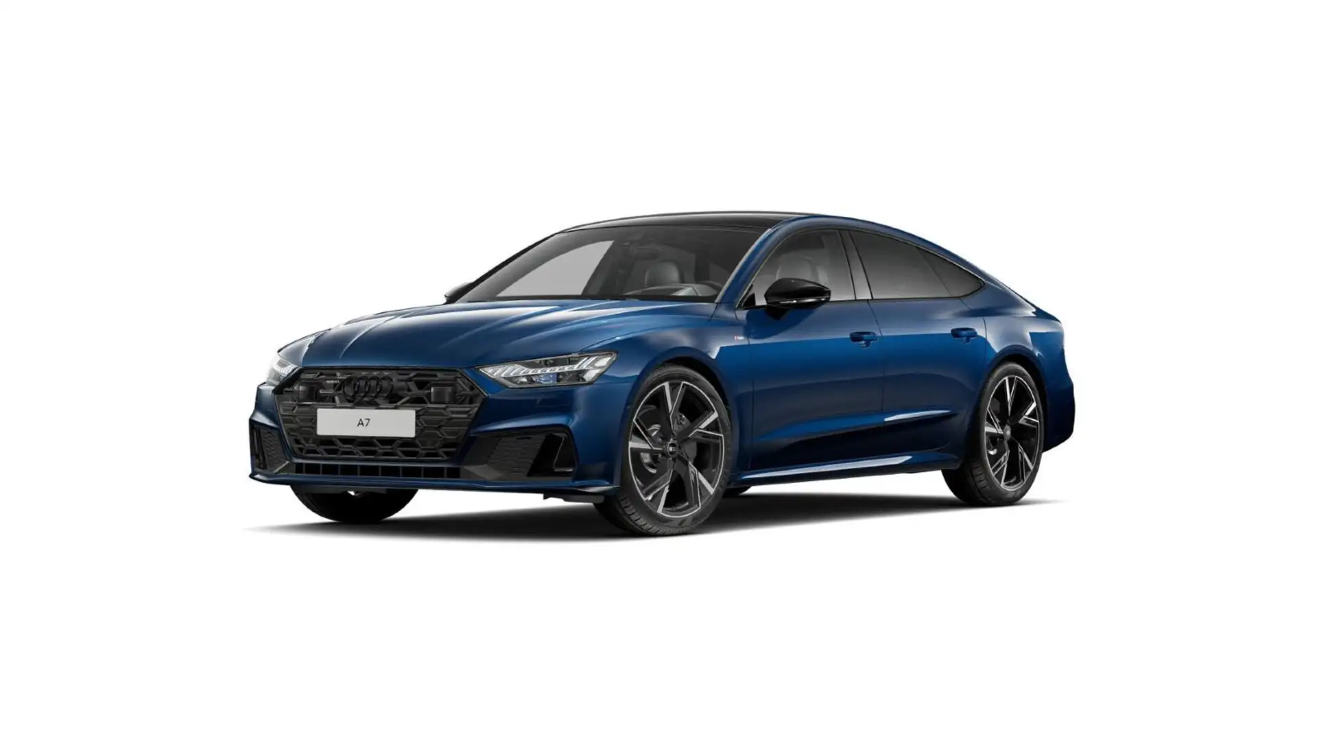 Audi A7 45 TFSI QUATTRO S LINE+STANDHEI+AHK Blau - 2