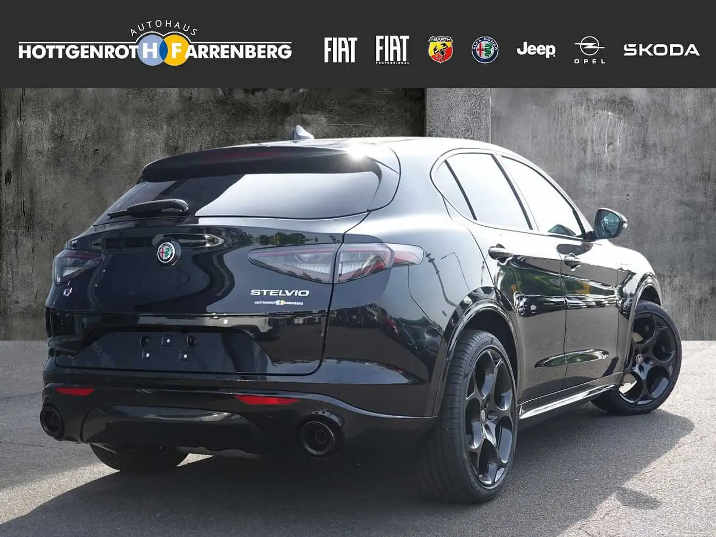 Alfa Romeo Stelvio Diesel 2.2 16V AT8 Q4 Veloce Schwarz - 2
