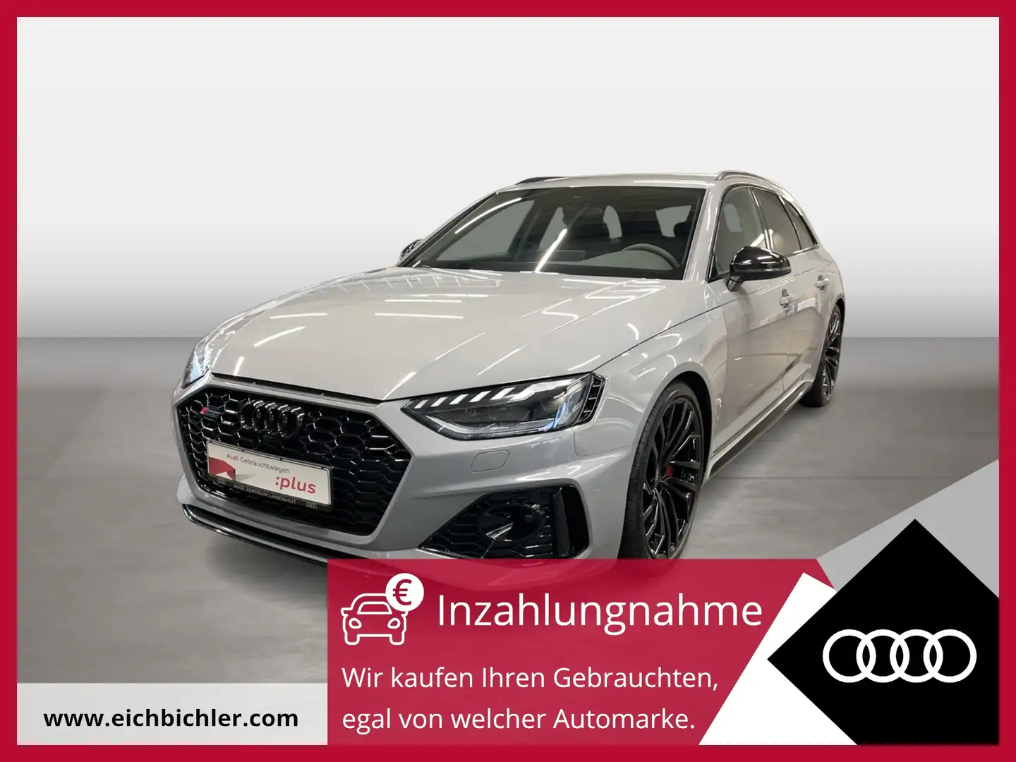 Audi RS4 RS 4 Avant 4xSHZ AHK AUT Fernlichtass. Kam. LED Grau - 1