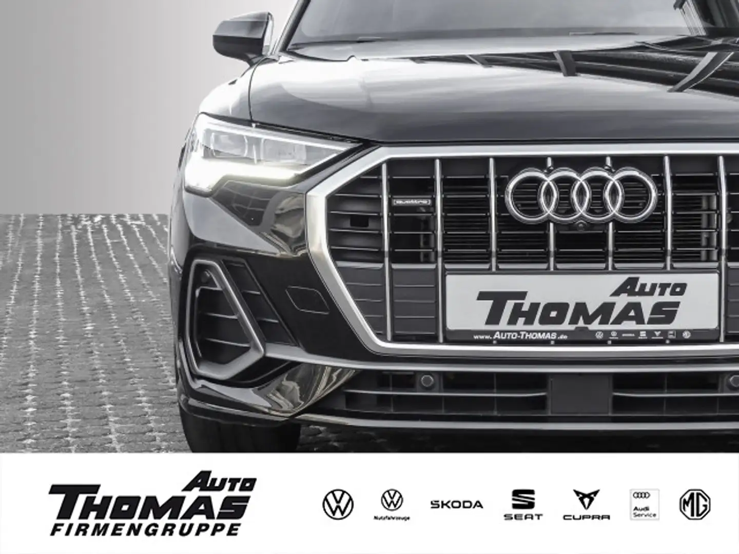 Audi Q3 S line 40 TFSI quattro S tronic PANO+STDHZG Schwarz - 1
