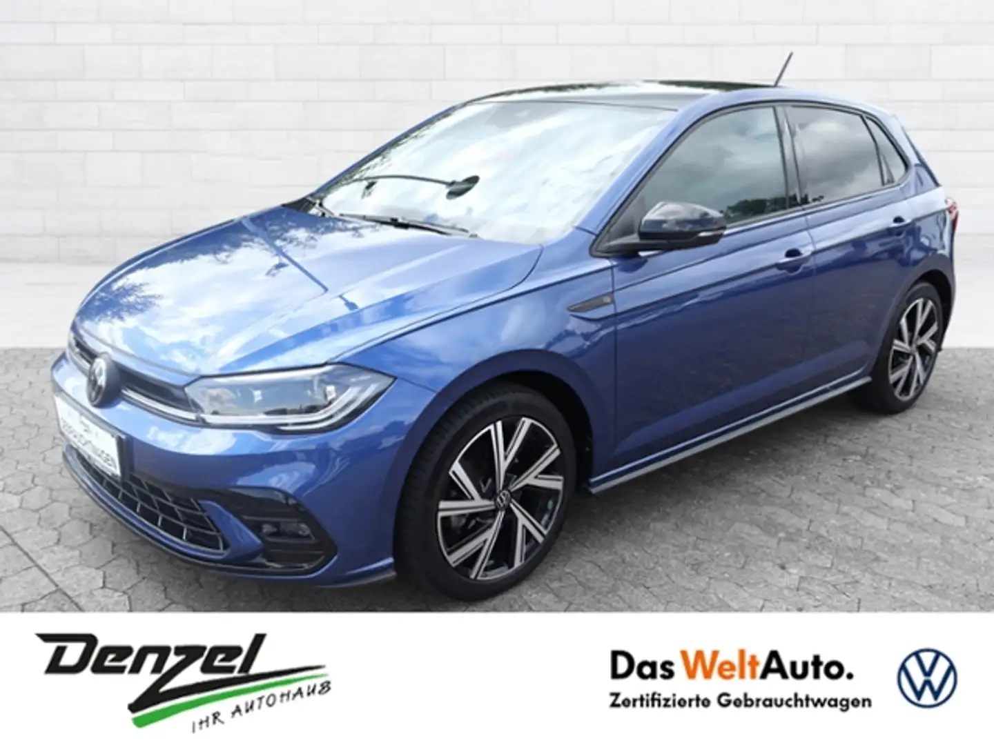 Volkswagen Polo R-Line 1.0 TSI DSG LED/KAMERA Bleu - 2