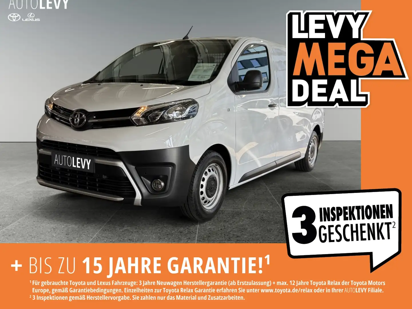 Toyota Proace Kasten 1.5 D L1 Meister +Allwetter+ Blanc - 1