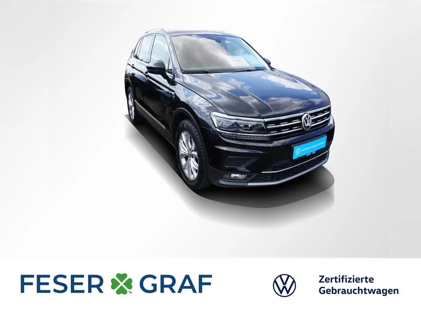 Volkswagen Tiguan Highline 1.4 TSI DSG Navi Pano Kamera AHK LED Noir - 1