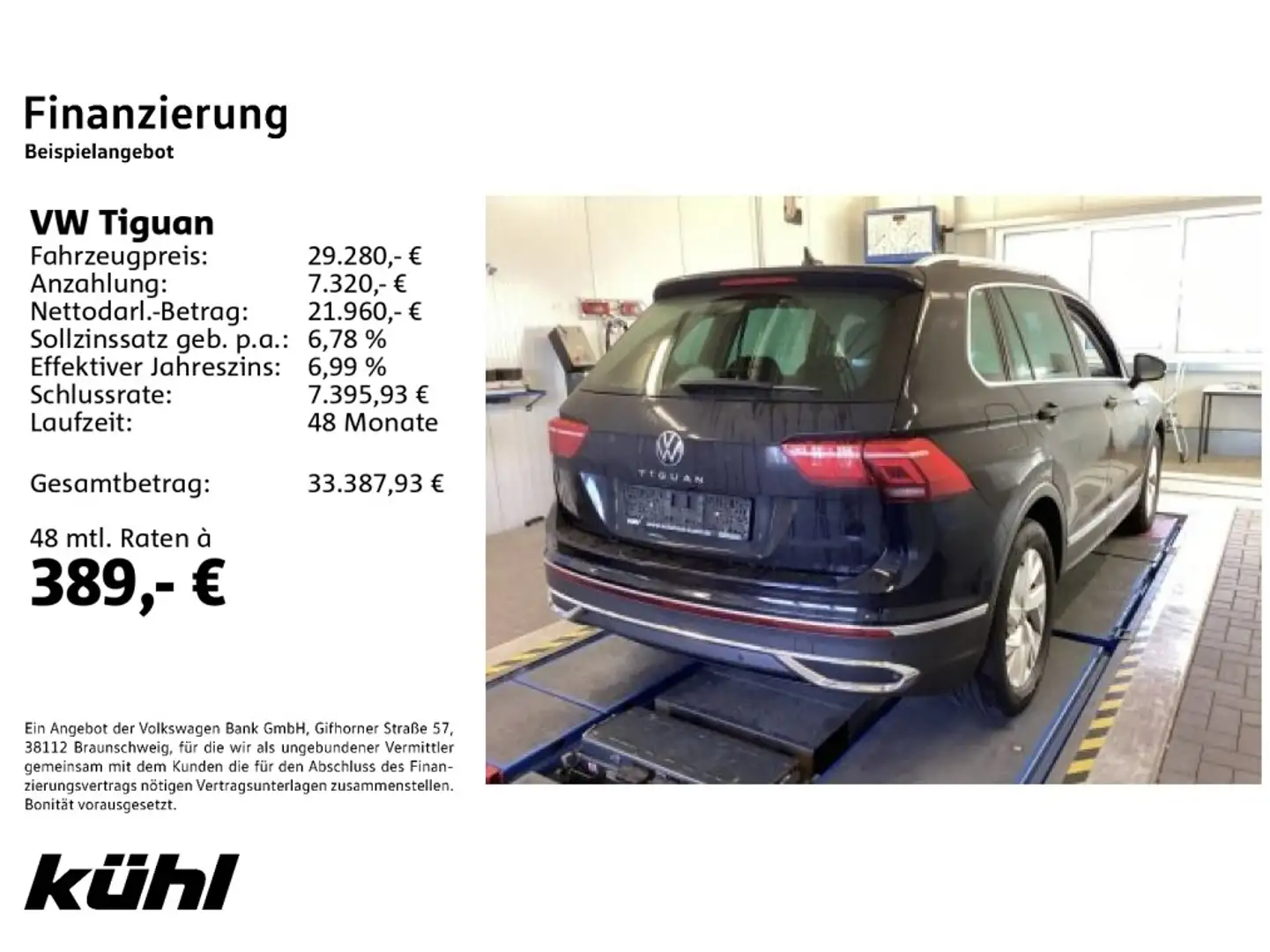 Volkswagen Tiguan 2.0 TDI DSG Elegance IQ.Light/ACC/Kamera/ Schwarz - 2
