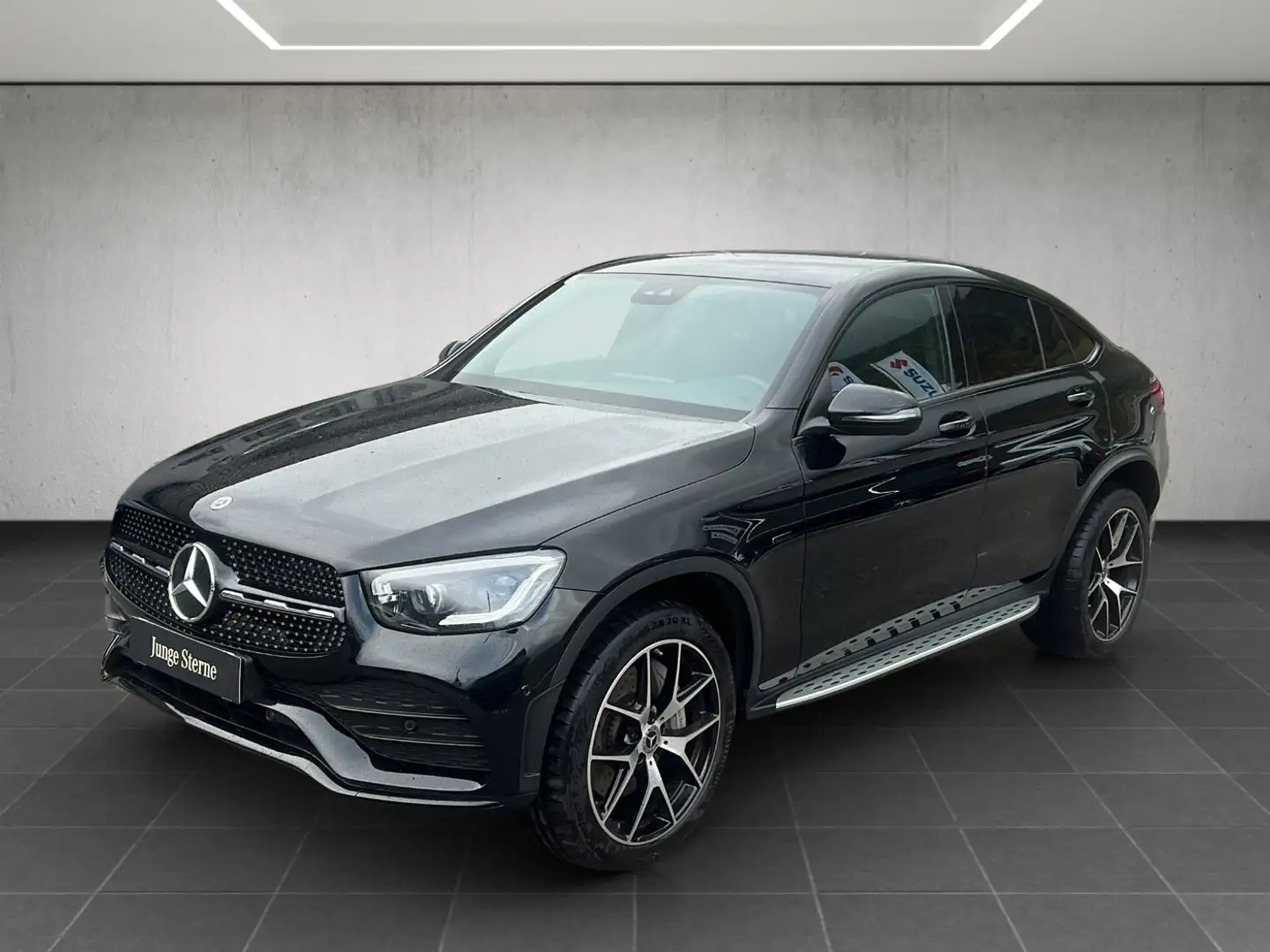 Mercedes-Benz GLC 300 de 4MATIC Coupé PTS Shz Ambi Mbeam eHeck Schwarz - 2