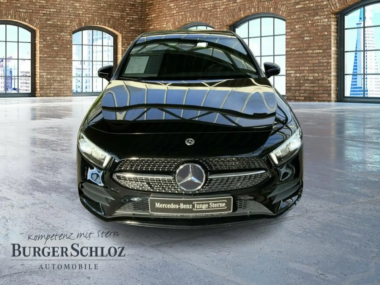 Mercedes-Benz A 250 e AMG Night S-Sitz PDC SHZ LED SpurH AUT Noir - 2