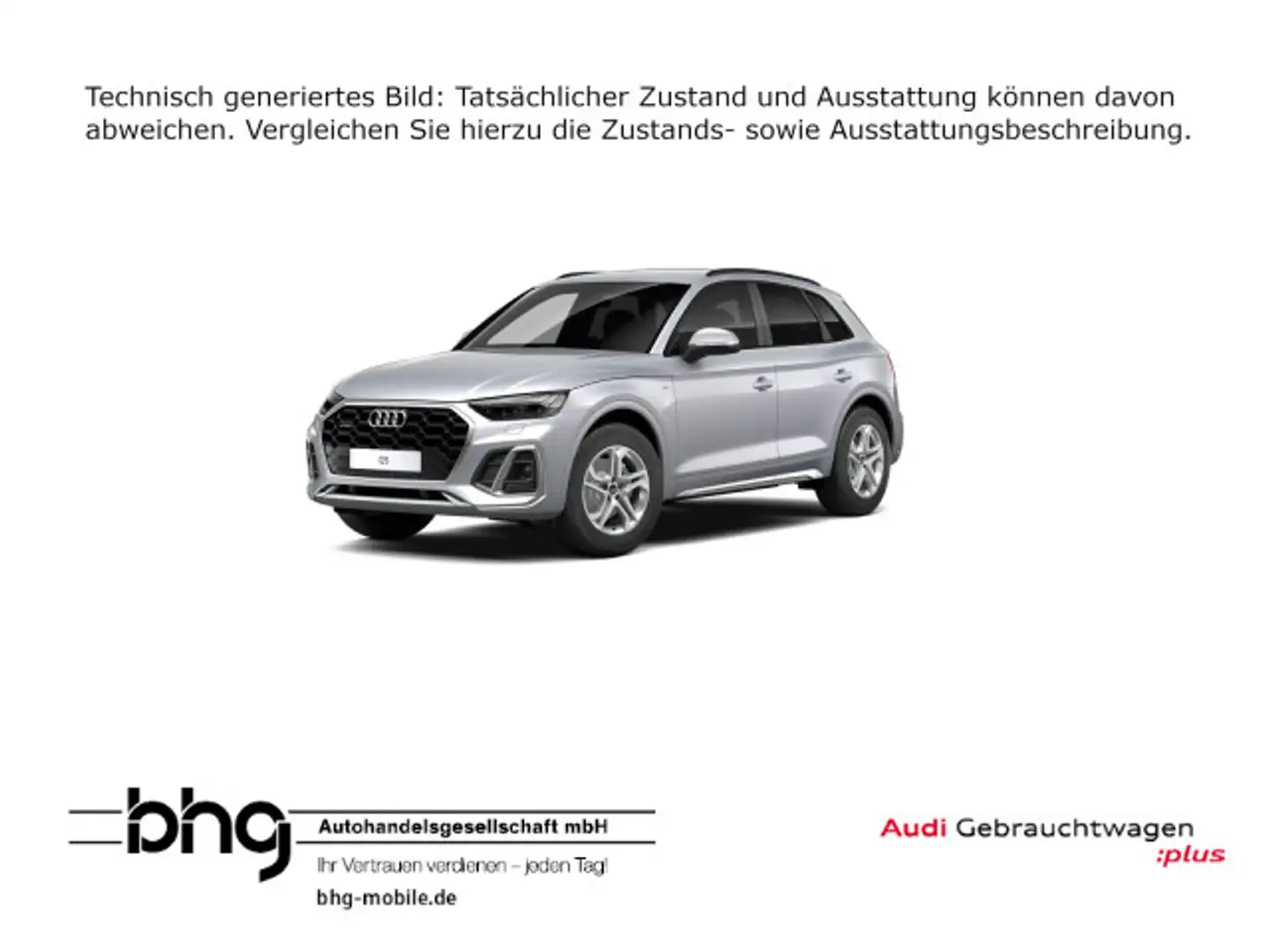 Audi Q5 S line 40 TDI quattro S tronic Silber - 1