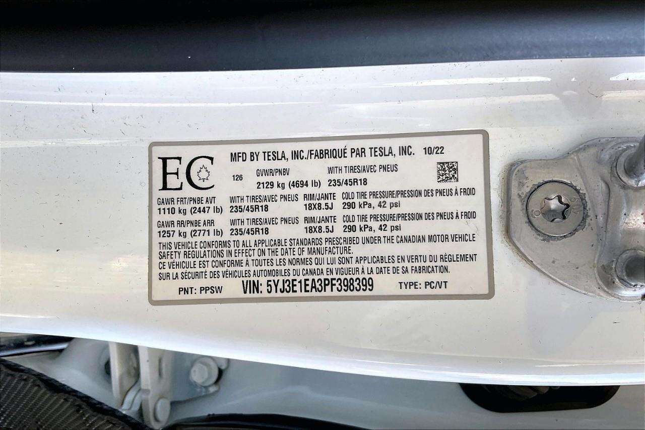 2023 Tesla Model 3 SATIN BLACK WRAP / SELF-DRIVING INCLUDED PACKAGE thumb 31