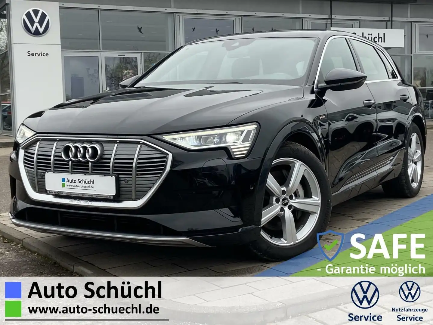 Audi e-tron 55 Quattro Advanced TEIL-LEDER-SPORTSITZE Schwarz - 1