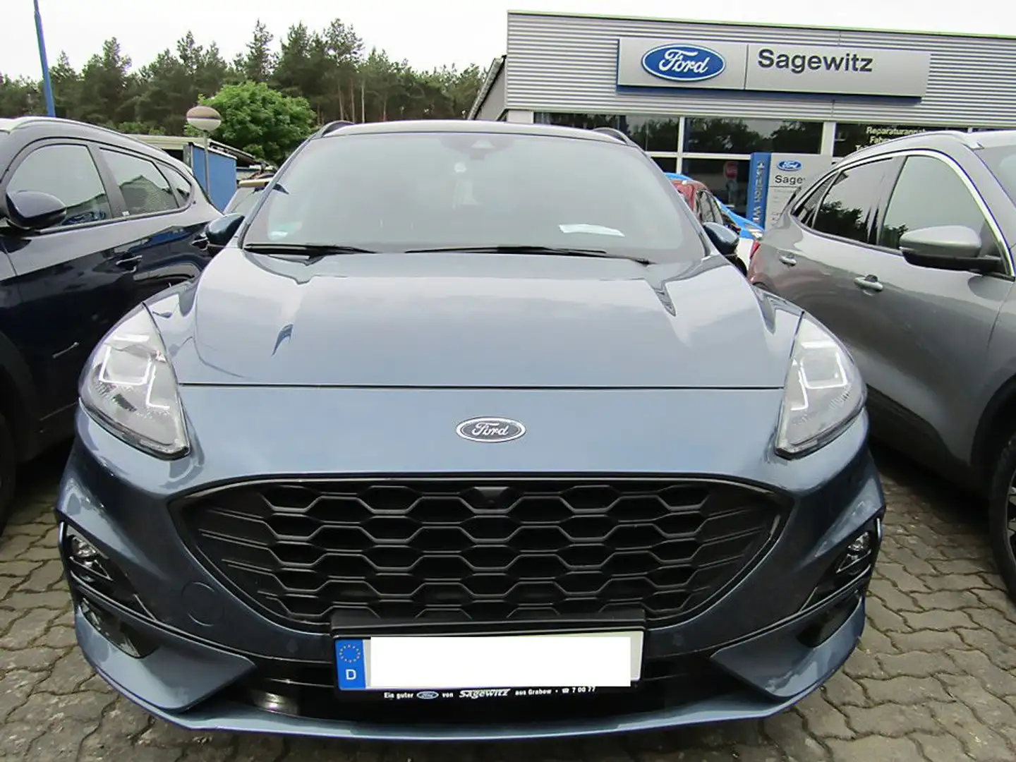 Ford Kuga 2.0 EcoBlue ST-Line X 4x4 Aut.Navi BT DAB Azul - 2