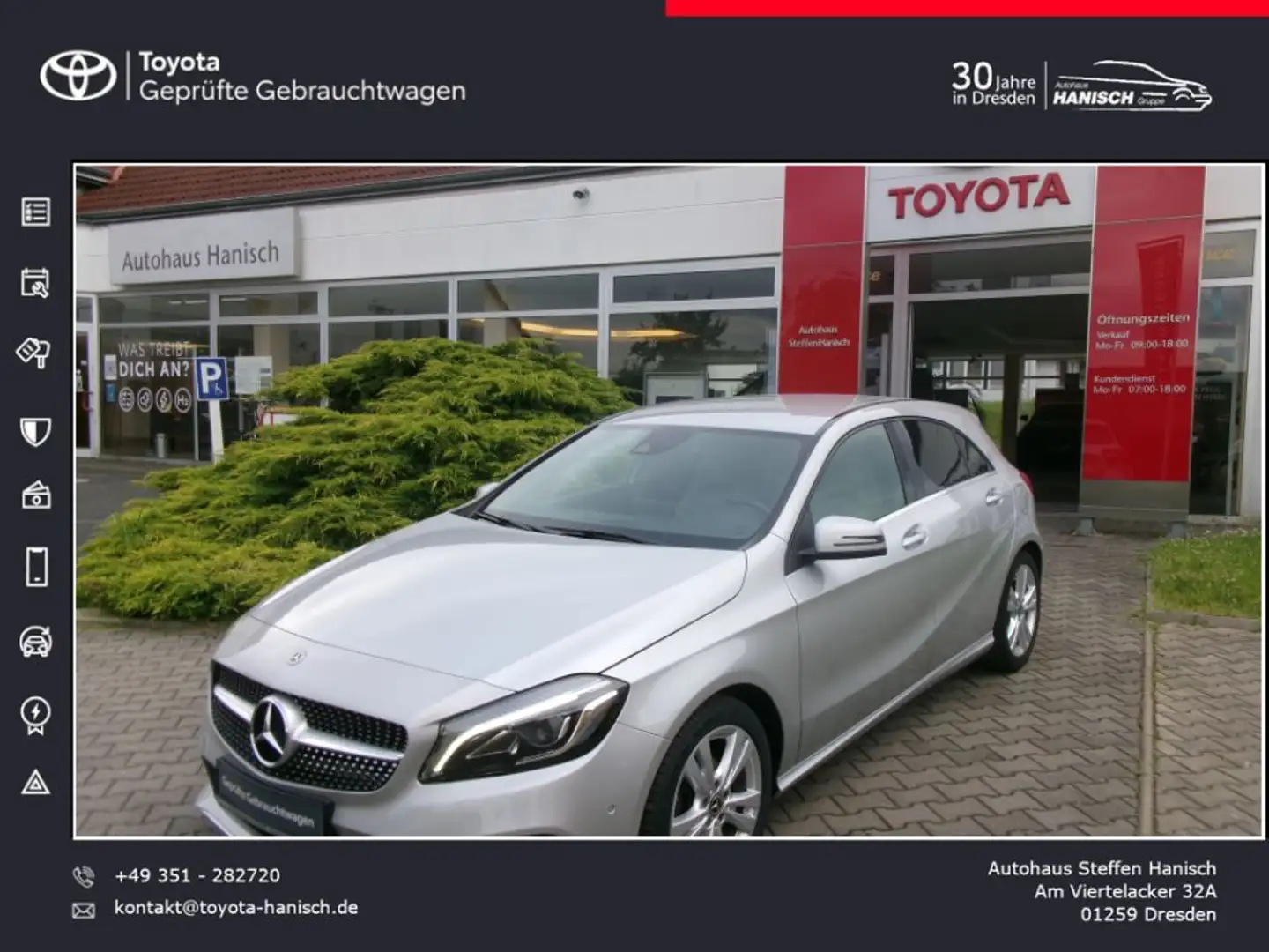 Mercedes-Benz A 180 d Urban Silber - 1