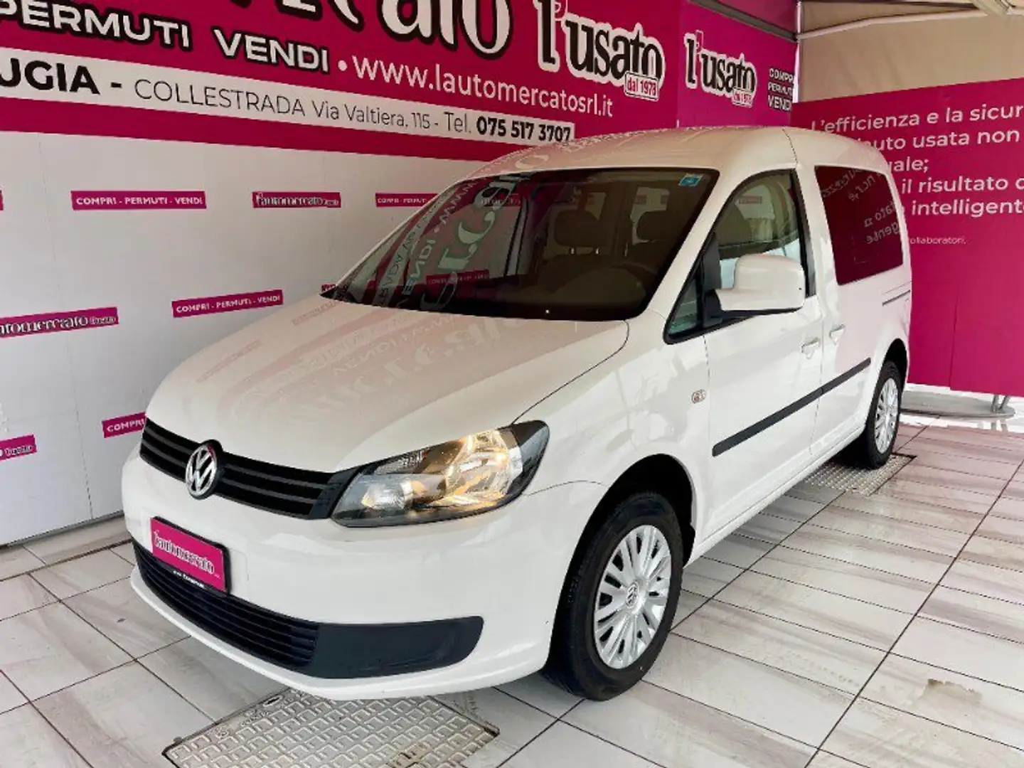 Volkswagen Caddy Caddy 1.6 TDI 102 CV 5p. Trendline Bianco - 1
