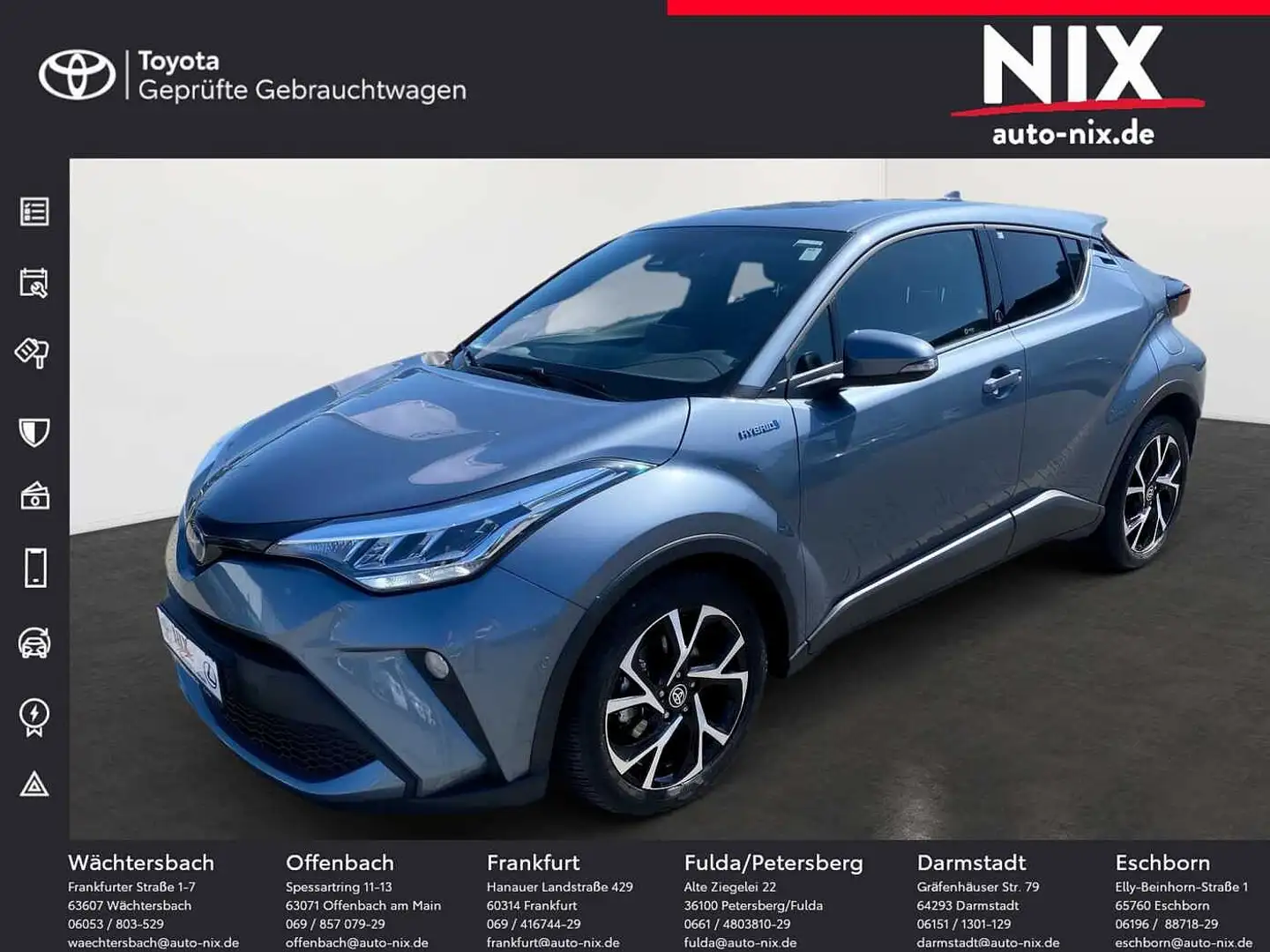 Toyota C-HR 1.8 Hybrid Team D KLIMA KAMERA Bleu - 1