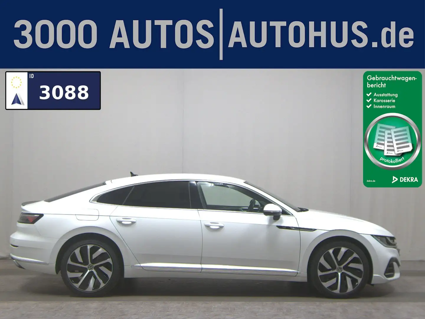 Volkswagen Arteon 2.0 TSI R-Line DCC Navi DC LED Ahk RFK Weiß - 1