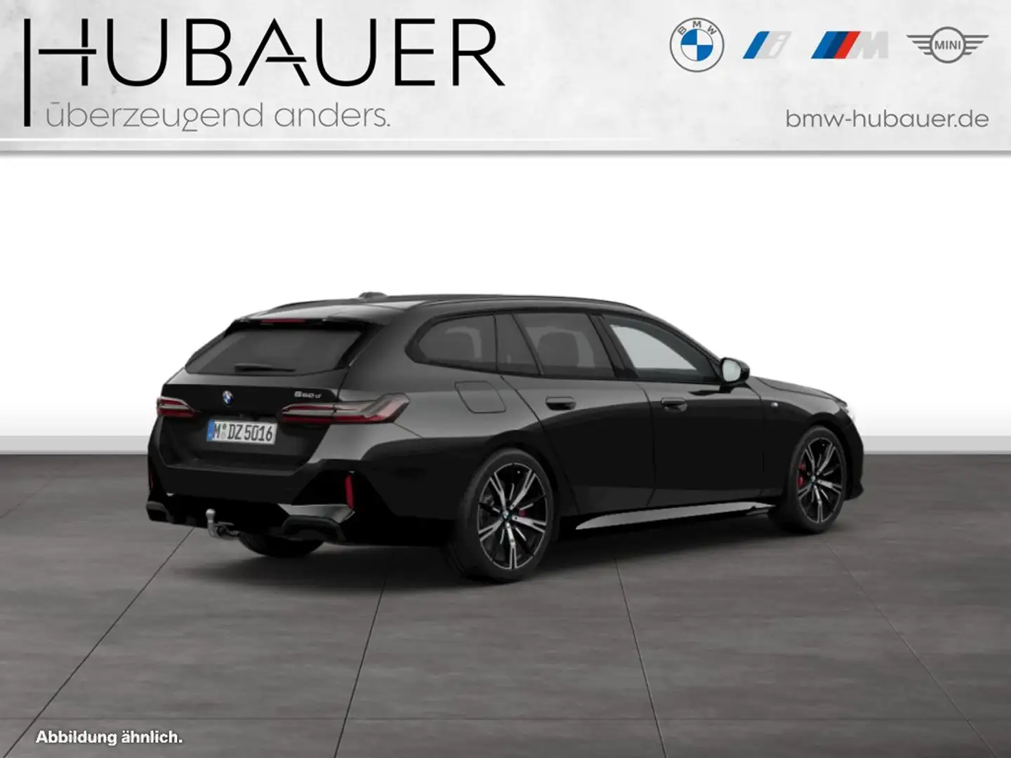 BMW 520 d Touring [M Sport Pro, AHK, ACC, h&k Sound] Schwarz - 2
