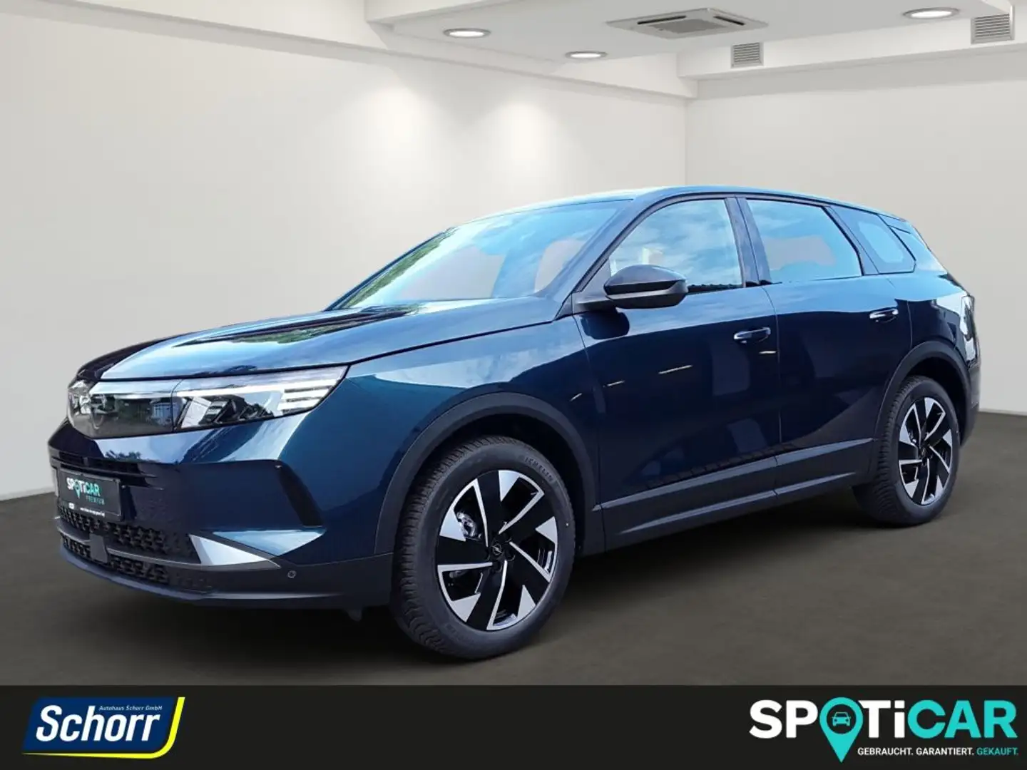 Opel Grandland 1.2 DI Hybrid 48 V Automatik Edition Blau - 1