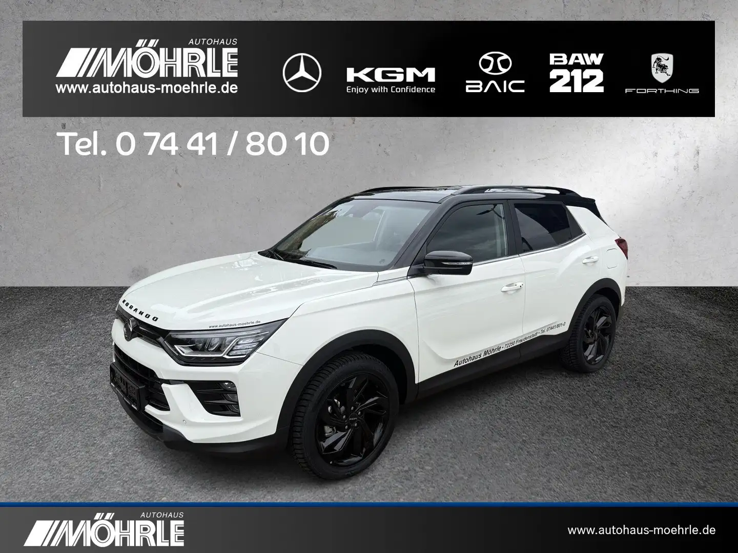 KGM Korando 1.5 P Black 19 Zoll Lenkradheizung LED Navi/KeylessGo/Klima/Sitzhzg./Zusatzhz./BC/Tempomat/L-R Sensor/Dachrel./eFH./NSW Blanco - 2
