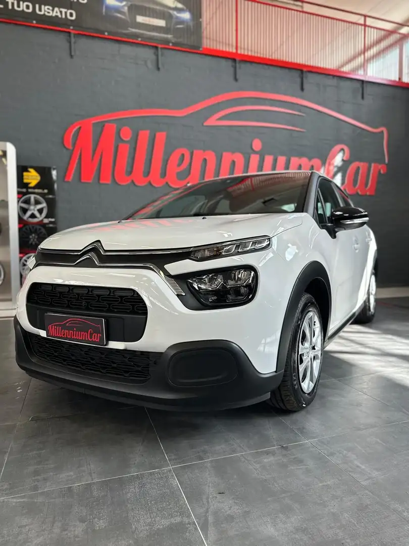 Citroen C3 BlueHDi 100 S&S Feel, Chilometri certificati. Wit - 1