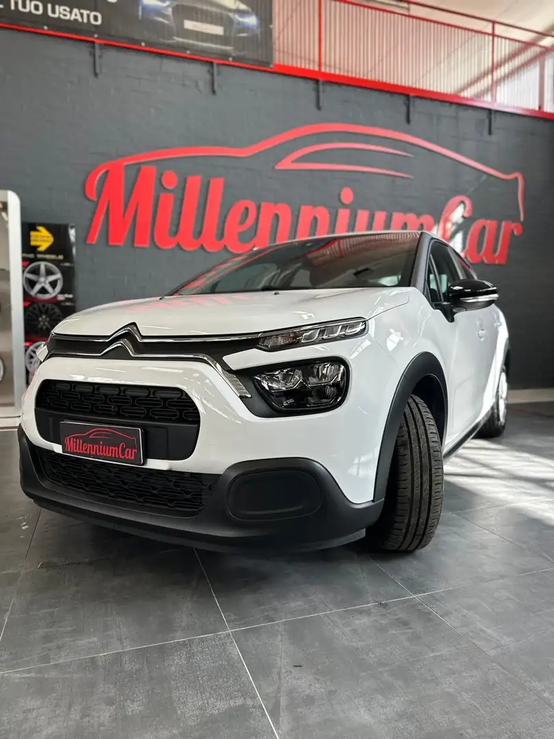 Citroen C3 BlueHDi 100 S&S Feel, Chilometri certificati. Wit - 2