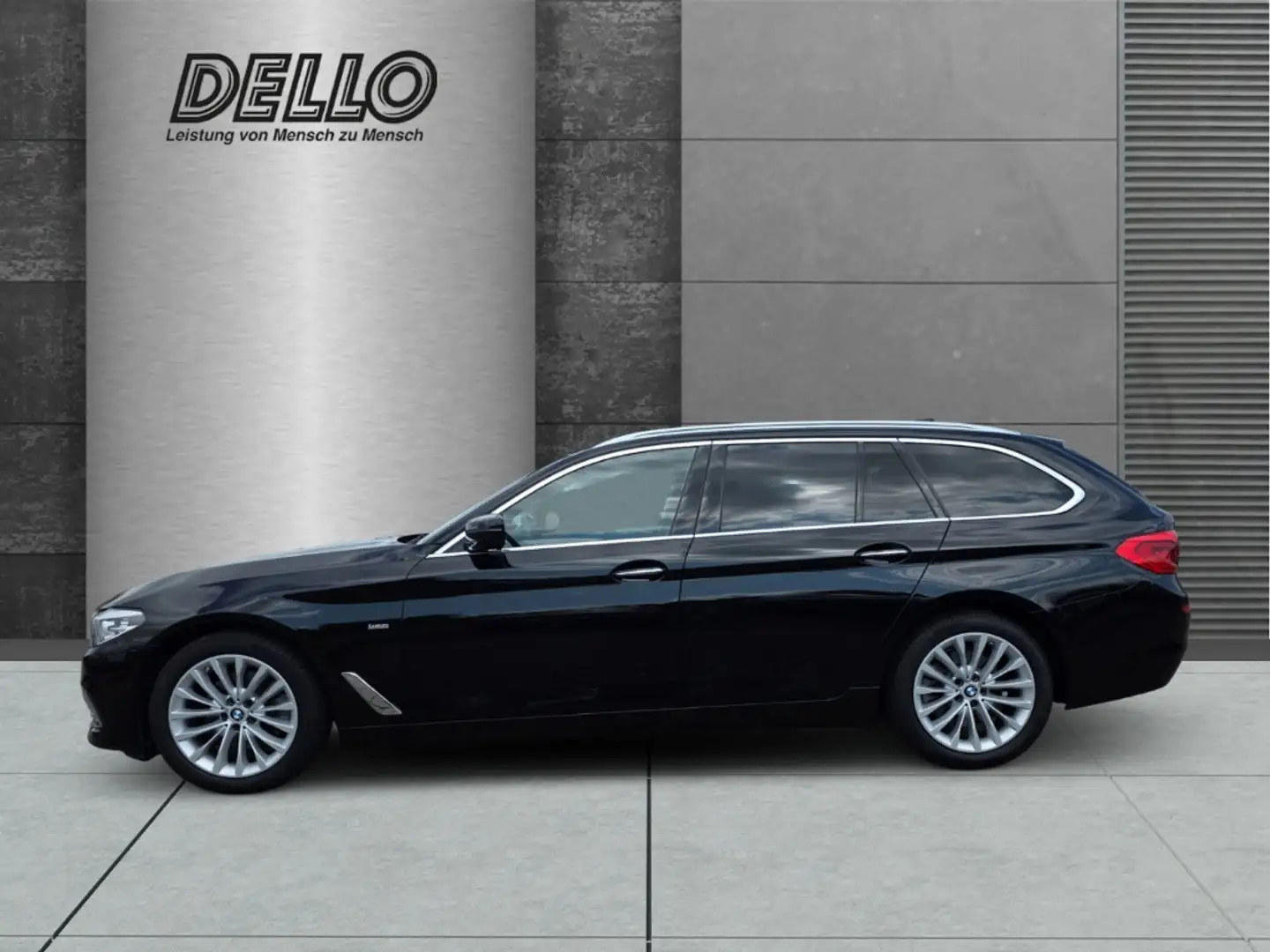 BMW 520 d Luxury Line Touring Park-Assistent Navi-Professi Noir - 2