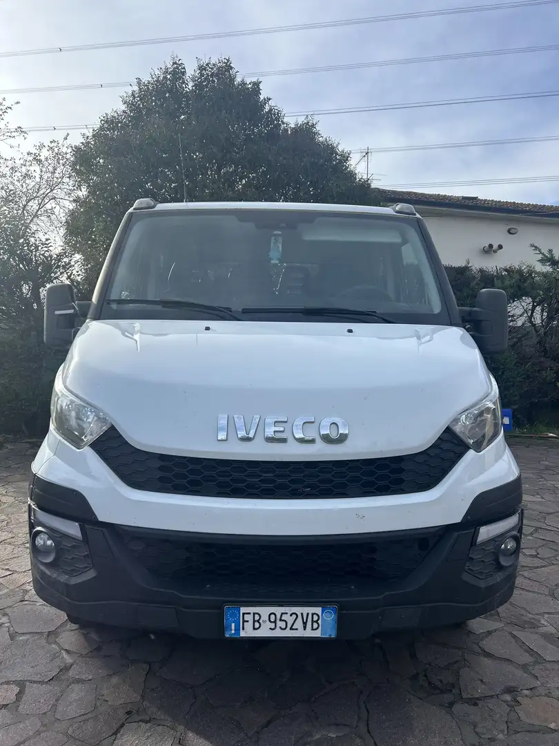 Iveco Daily MOTORE NUOVO con Cassone Ribaltabile Bianco - 1