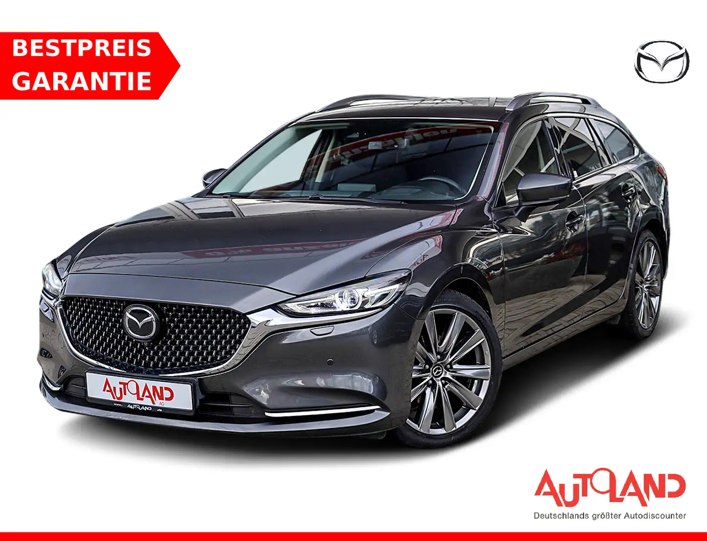 Mazda 6 Sports-Line 2.5 SKYACTIVE-G LED Navi ACC AHK Grau - 1