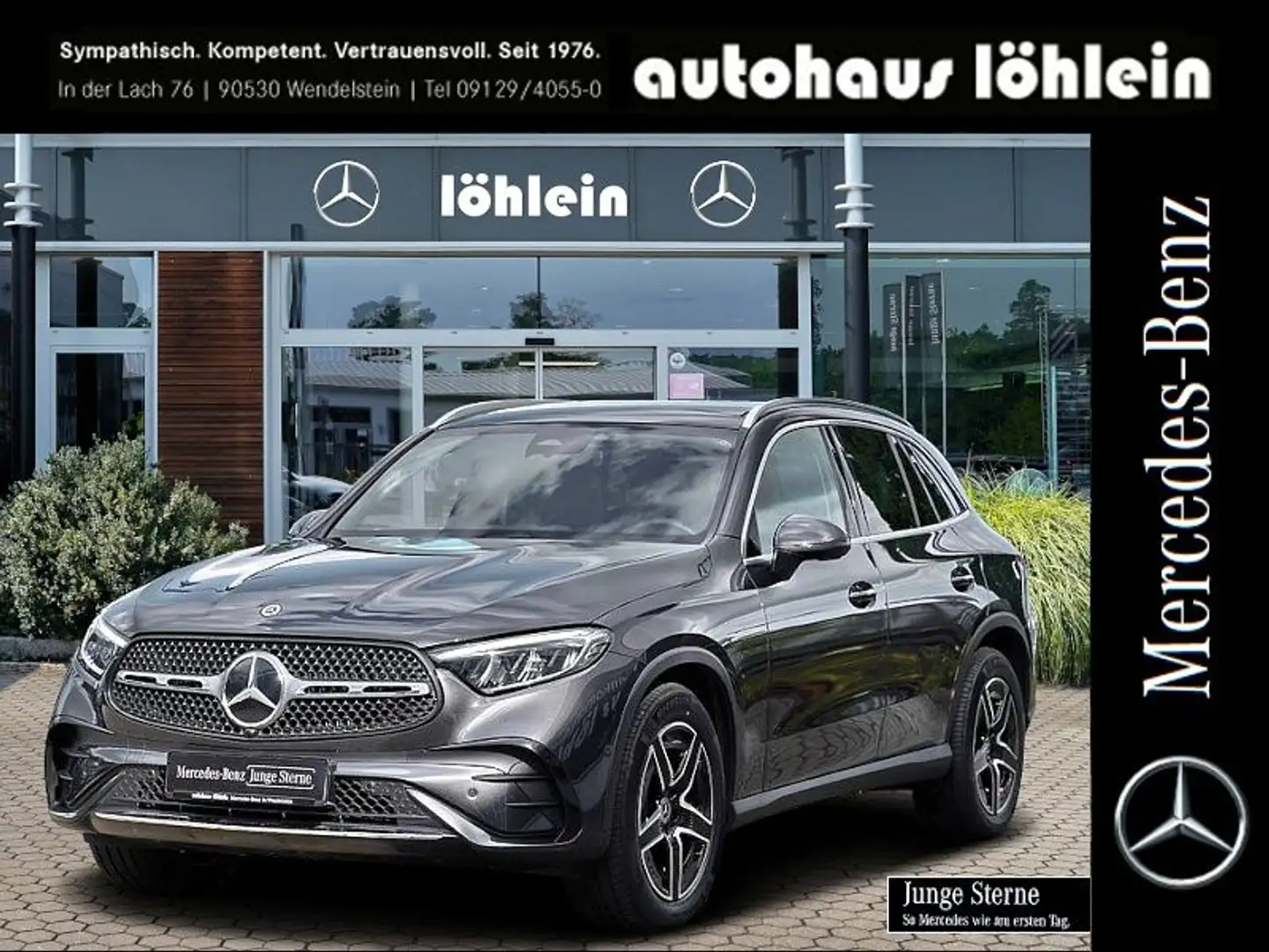 Mercedes-Benz GLC 220 d 4M AMG ADV+ PANO+AHK+19''+MEMORY+TOTW+ Grau - 1