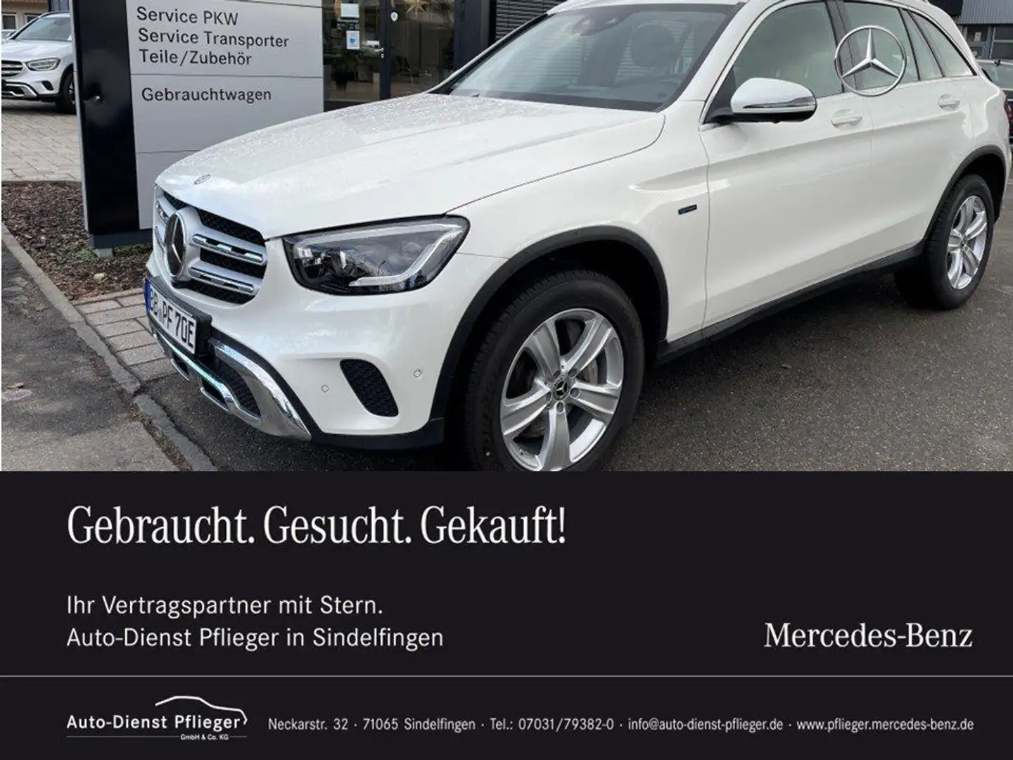 Mercedes-Benz GLC 300 de 4M*Distronic*Memory*Multibeam*360G* Weiß - 1