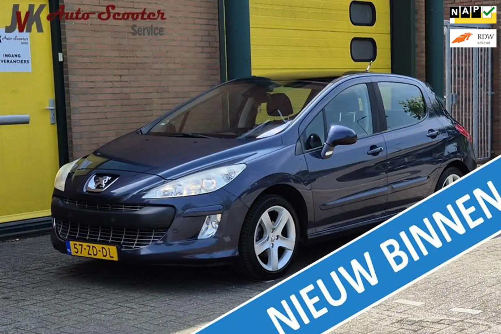 Peugeot 308 1.6 THP XT Airco! Cruise Control! Trekhaak! NAP! Blauw - 1