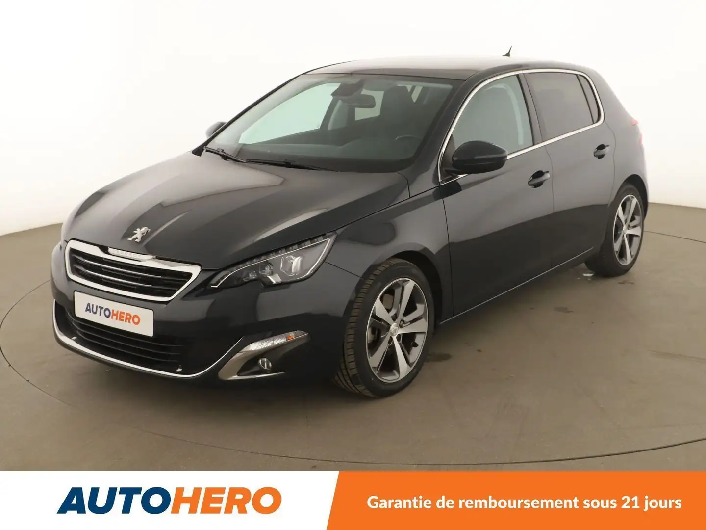 Peugeot 308 2.0 Blue-HDi Feline EAT6 Noir - 1