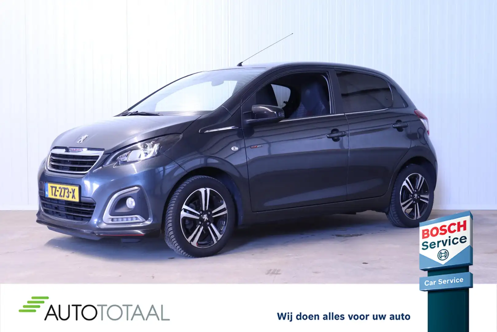 Peugeot 108 1.0 e-VTi GT-Line KEYLESS - NAV - CLIMATE - AUTOM. Gris - 1