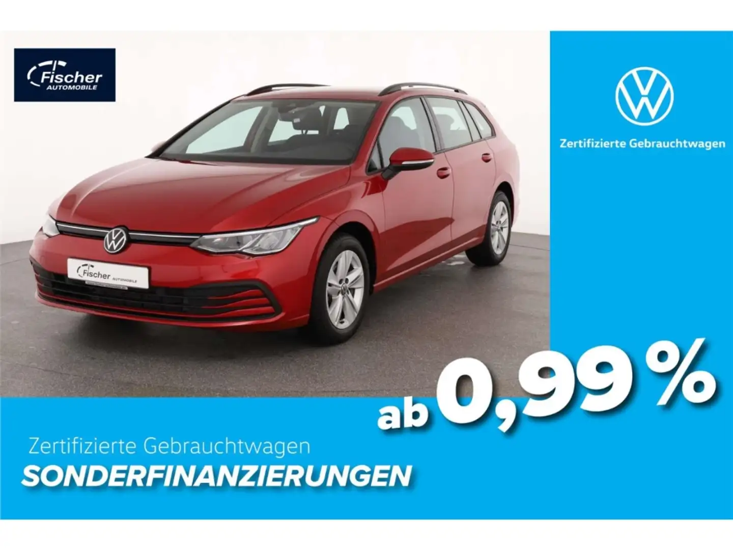 Volkswagen Golf Variant 1.5 TSI Life 6-Gg. AHK/LED/NAV/ACC Rot - 1