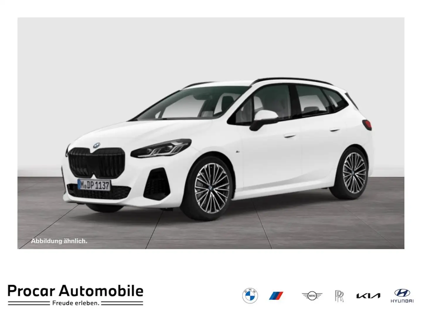 BMW 218 i Active Tourer M Sport AHK HuD H/K Weiß - 1