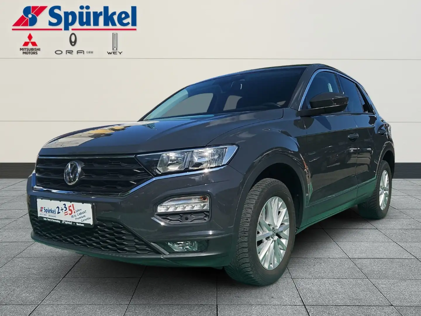 Volkswagen T-Roc Basis 1.0 TSI, Navigation, Bluetooth, PDC Grau - 1