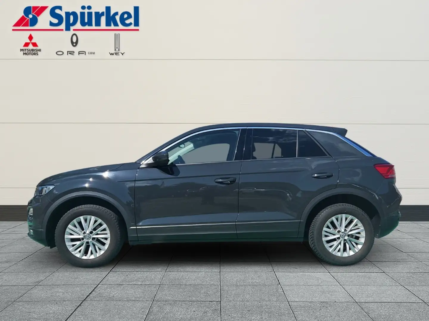 Volkswagen T-Roc Basis 1.0 TSI, Navigation, Bluetooth, PDC Grau - 2