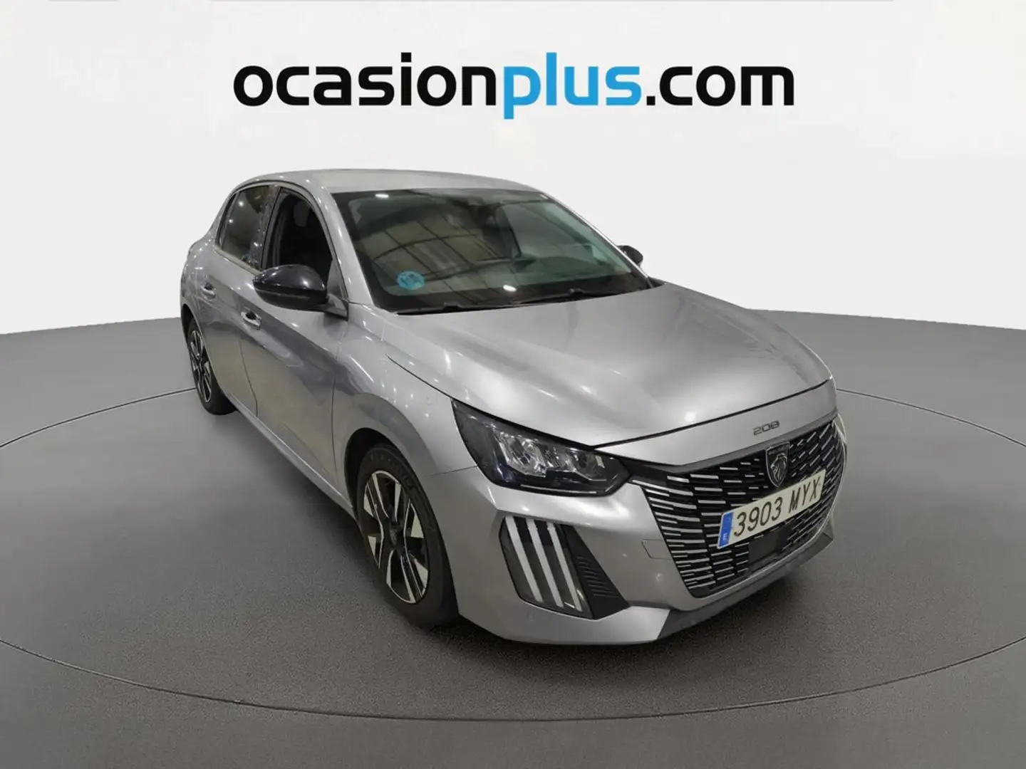 Peugeot 208 1.2 Puretech S&S Allure 100 Gris - 2
