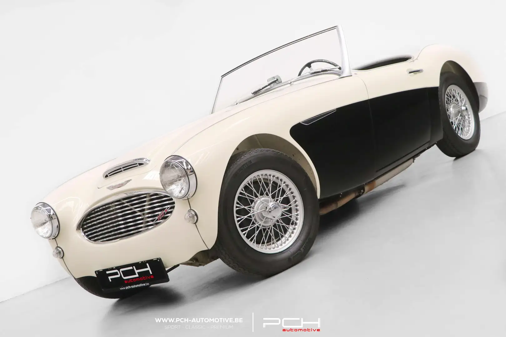 Austin-Healey 100 /6 BN6 + Overdrive - Fully Restored  - Blanc - 1