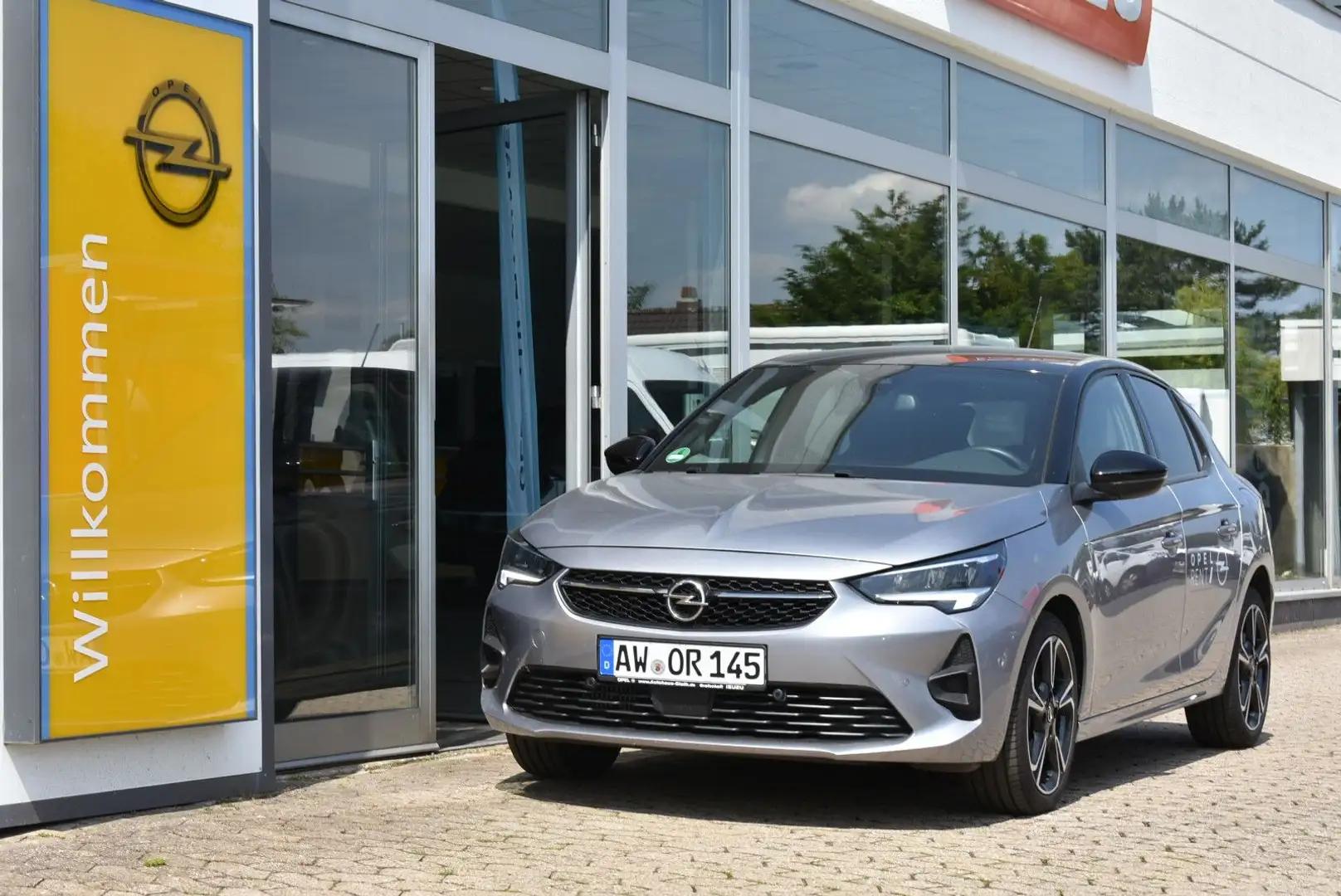 Opel Corsa F GS Line * Park & Go * Grijs - 2