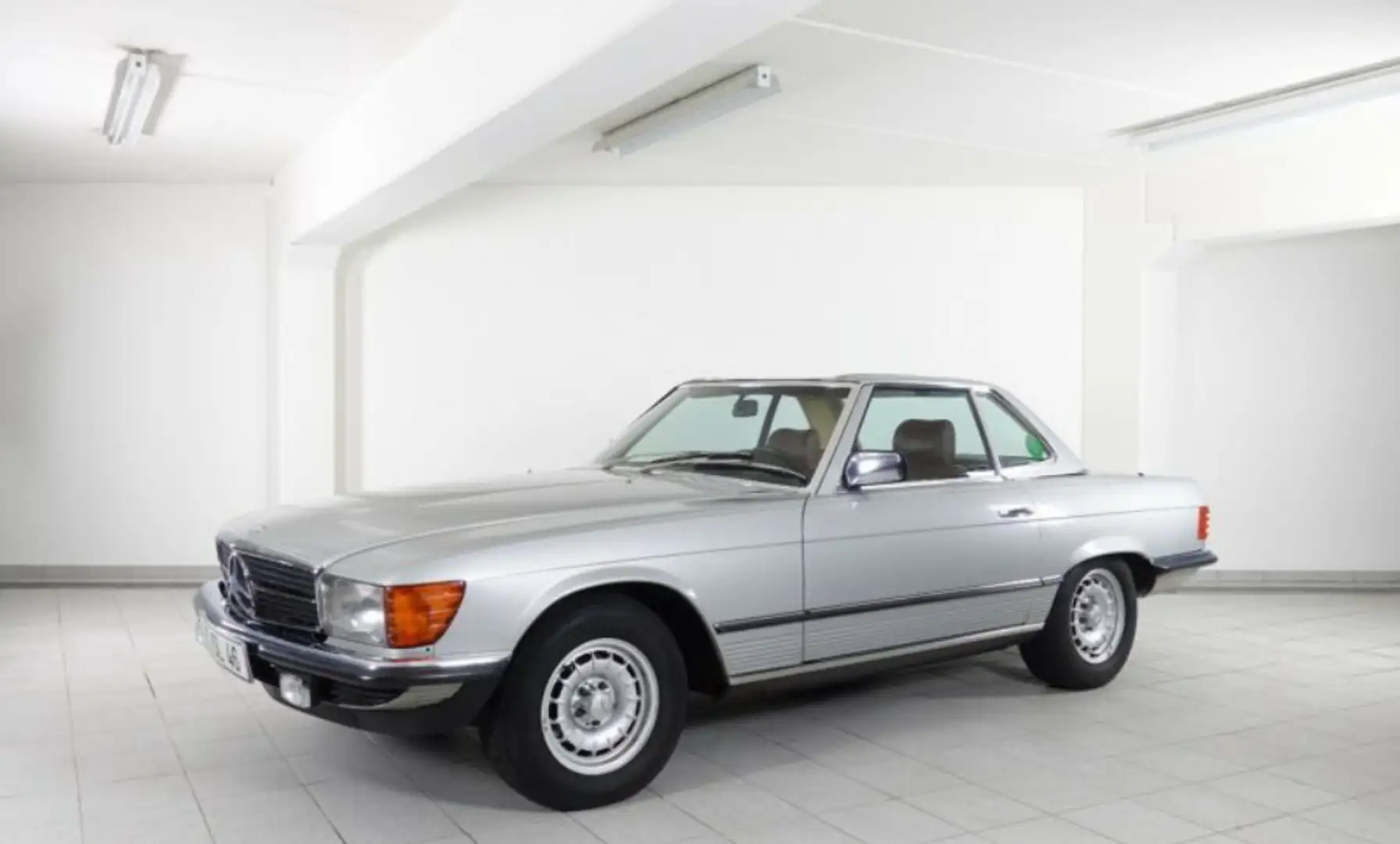 Mercedes-Benz SL 380 Deutsches Fahrzeug Silber - 2