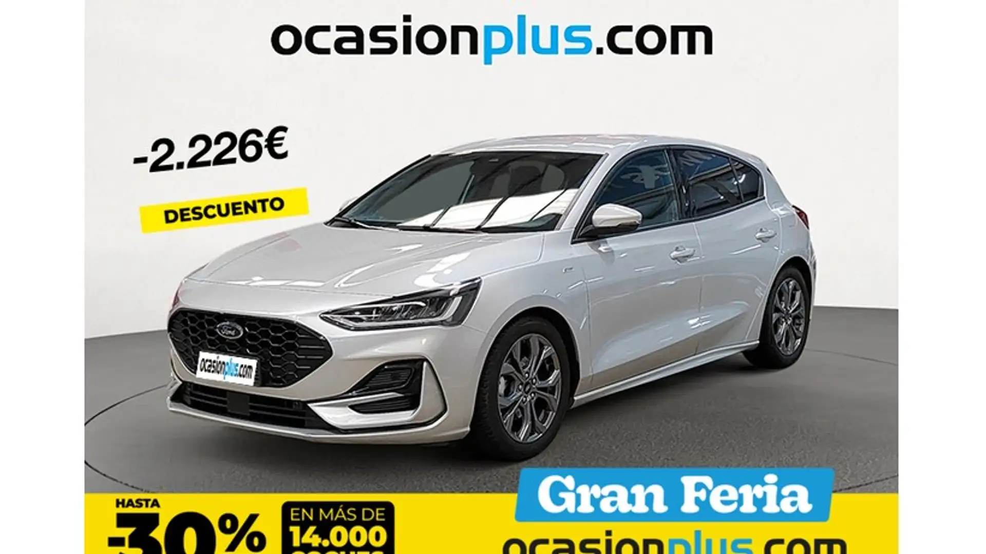 Ford Focus 1.5 Ecoblue ST-Line 115 Aut. Zilver - 1