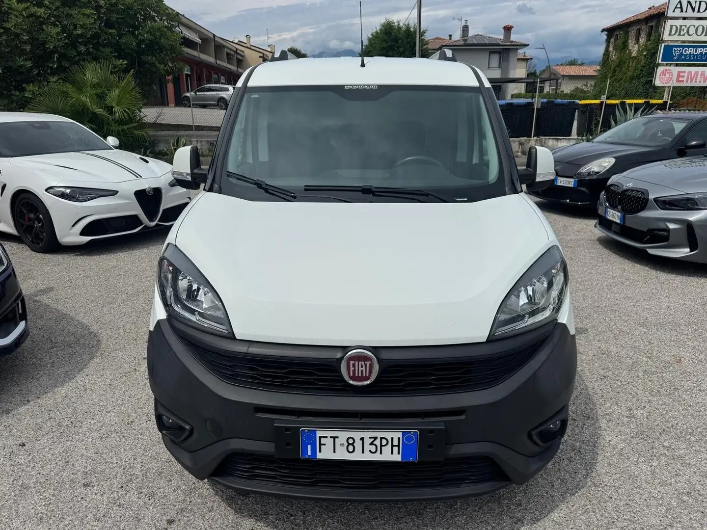Fiat Doblo Doblò 1.6 MJT 16V 120CV Lounge 3 posti Blanc - 2