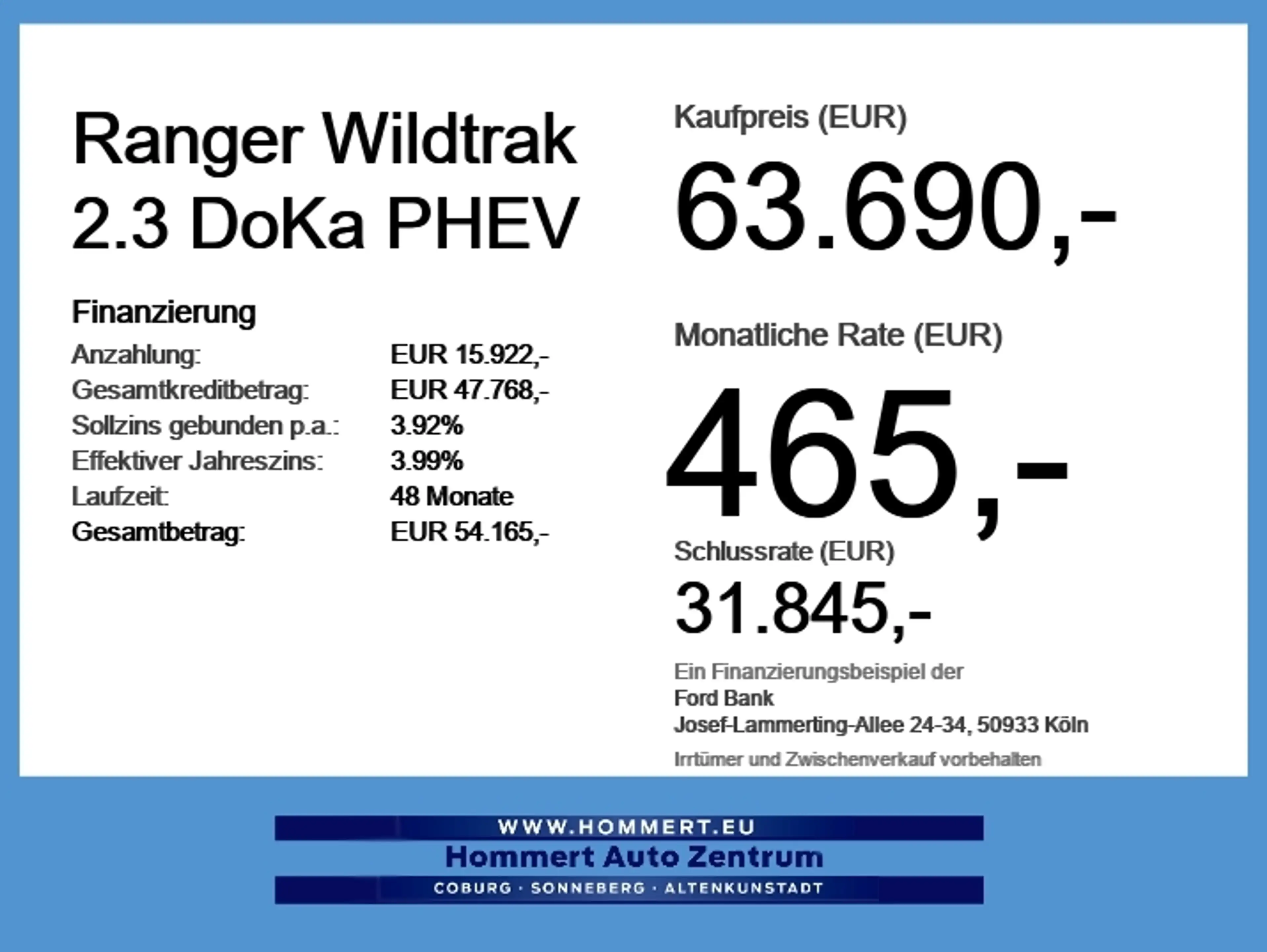 Ford Ranger Wildtrak 2.3 DoKa PHEV BLUECRUISE*iACC*360 — photo 6