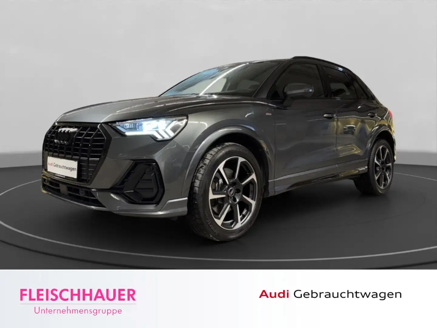 Audi Q3 S line 40 TFSI quattro MATRIX+NAVI+RFK+AHK+SHZ+BUS Grau - 1