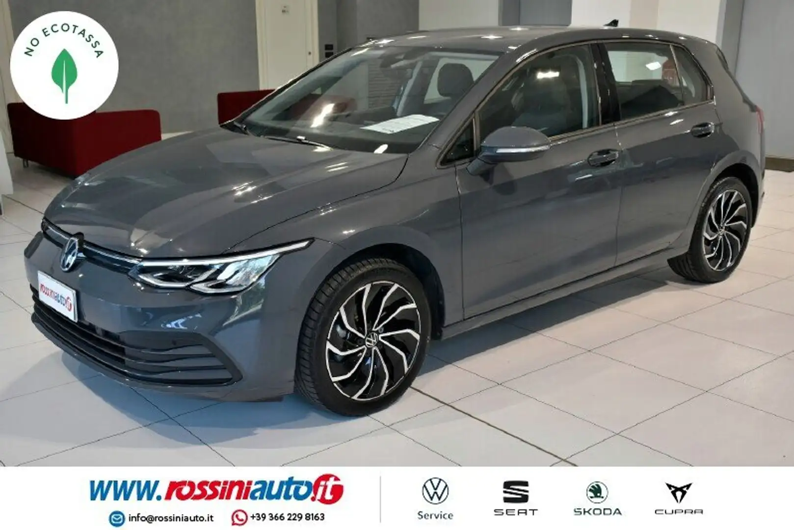 Volkswagen Golf 8 2.0 TDI 150 CV DSG LIFE + R17 + LOUNGE PACK + MI Grigio - 1