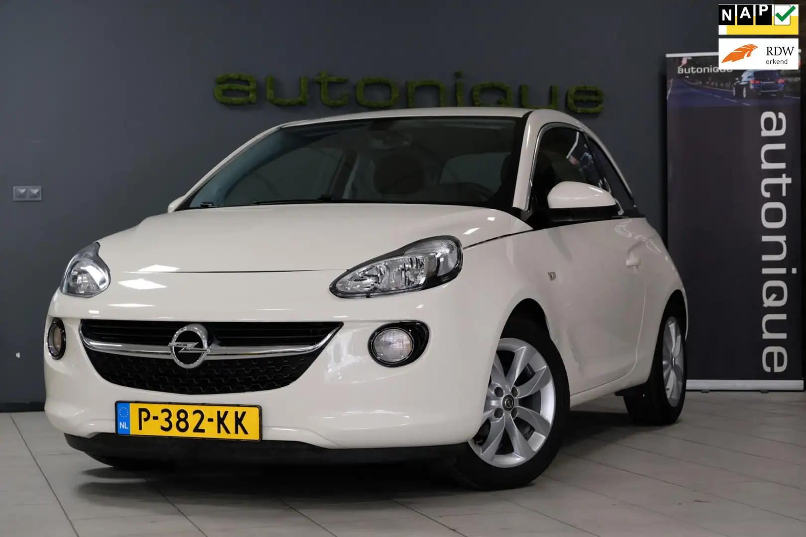 Opel Adam 1.4 *98dkm* Airco/Cruise/Bluetooth Weiß - 1