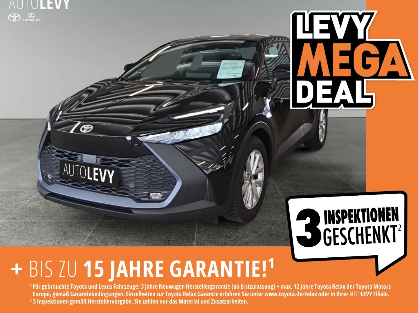 Toyota C-HR 1.8 Business Edition +CarPlay+Kamera+SHZ+ Schwarz - 1