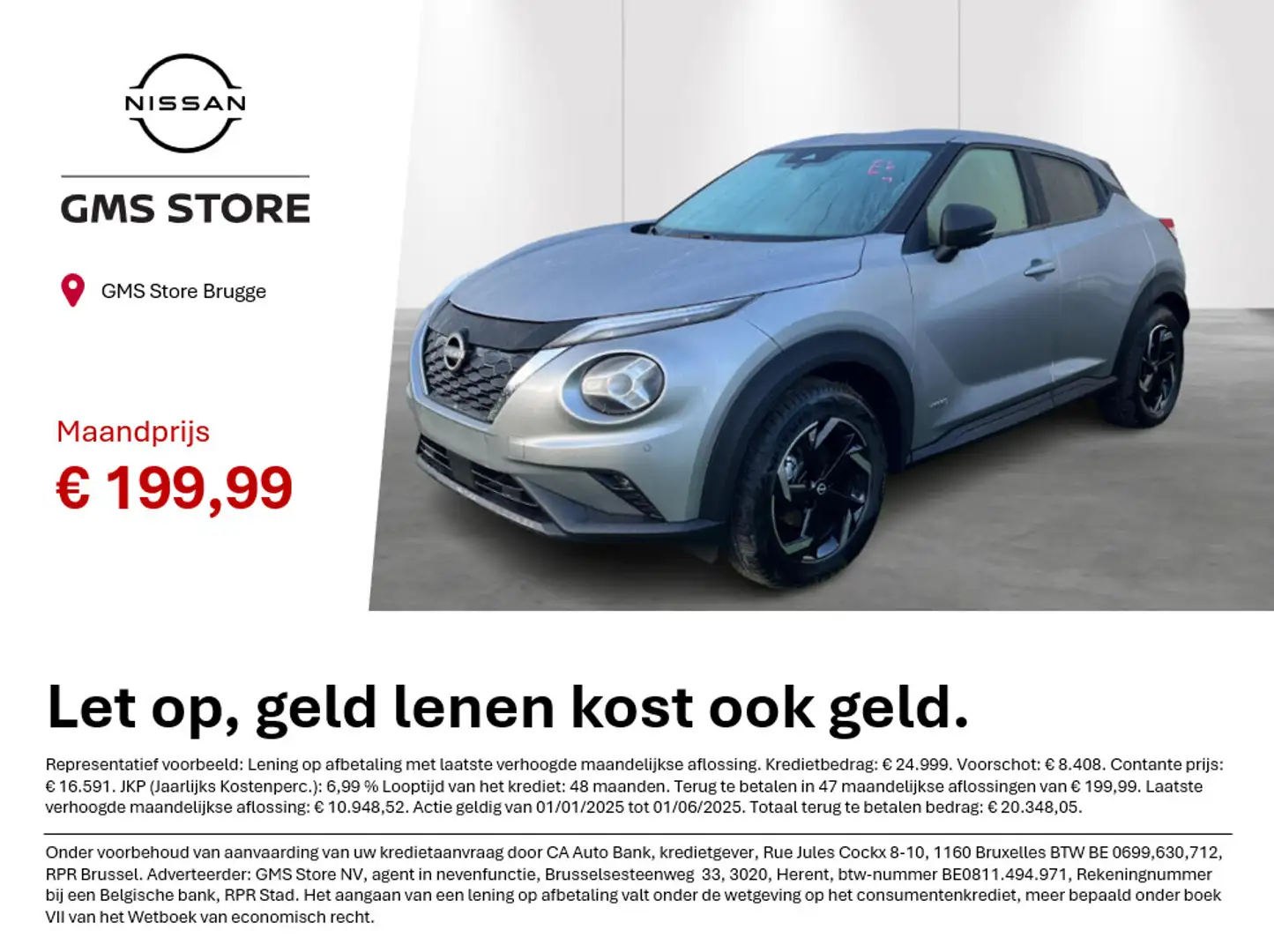 Nissan Juke 1.6 Hybrid 145 N-Connecta uitvoering Zilver - 1