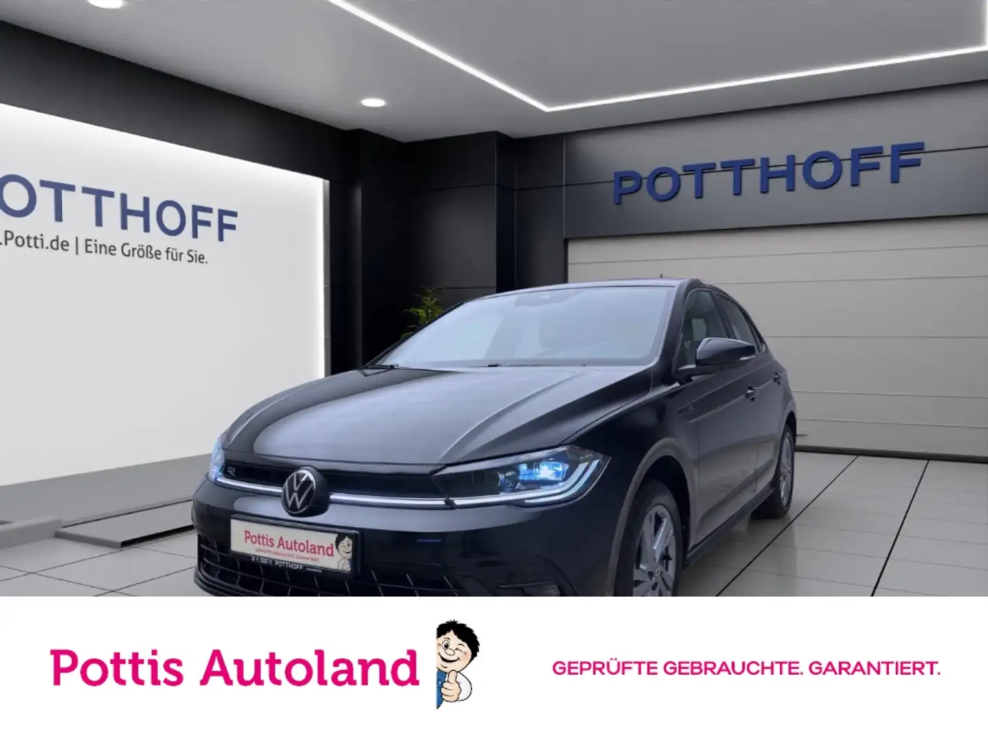 Volkswagen Polo 1.0 TSI DSG R-LINE IQ.LIGHT PDC SITZHZG Schwarz - 1