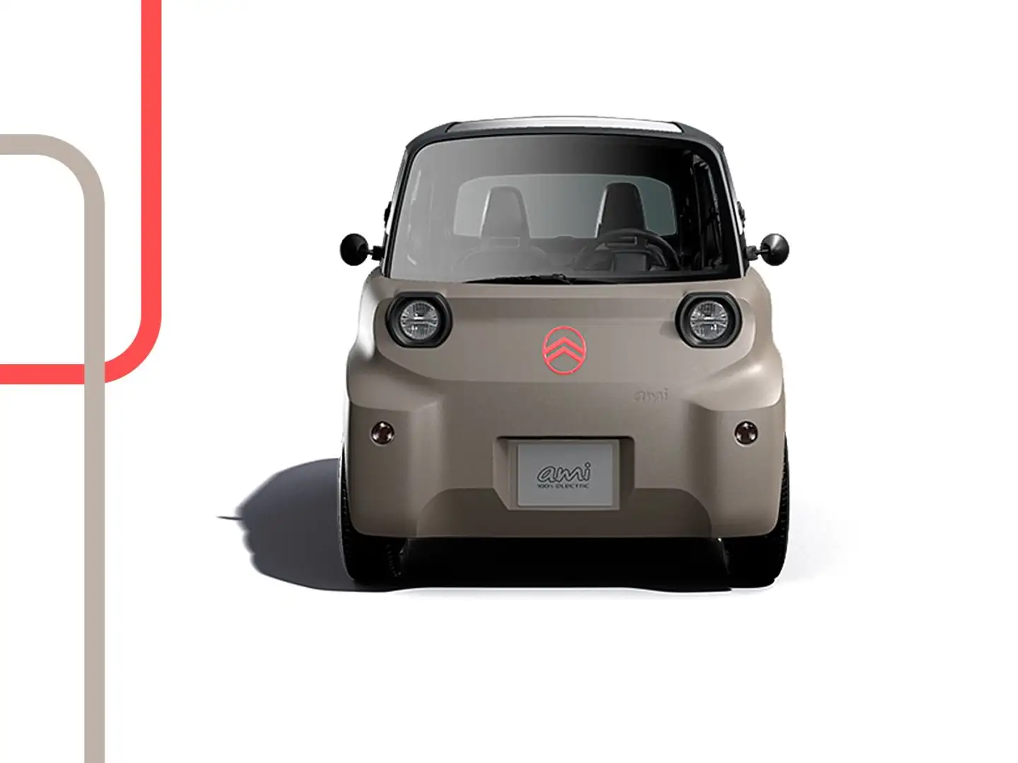 Citroen Ami NEU! inkl. Farbpaket (icy weiß oder spicy rot) Gris - 2