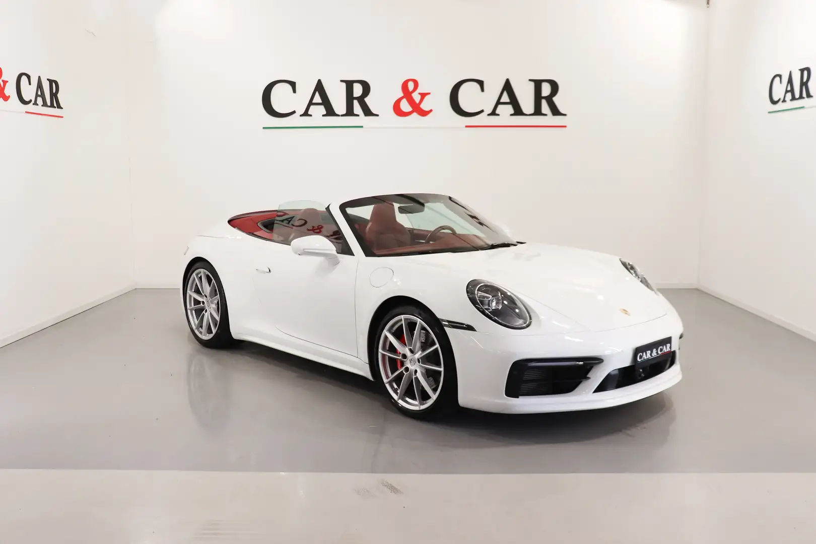 Porsche 992 911 Cabrio 3.0 Carrera 4S auto Bianco - 1